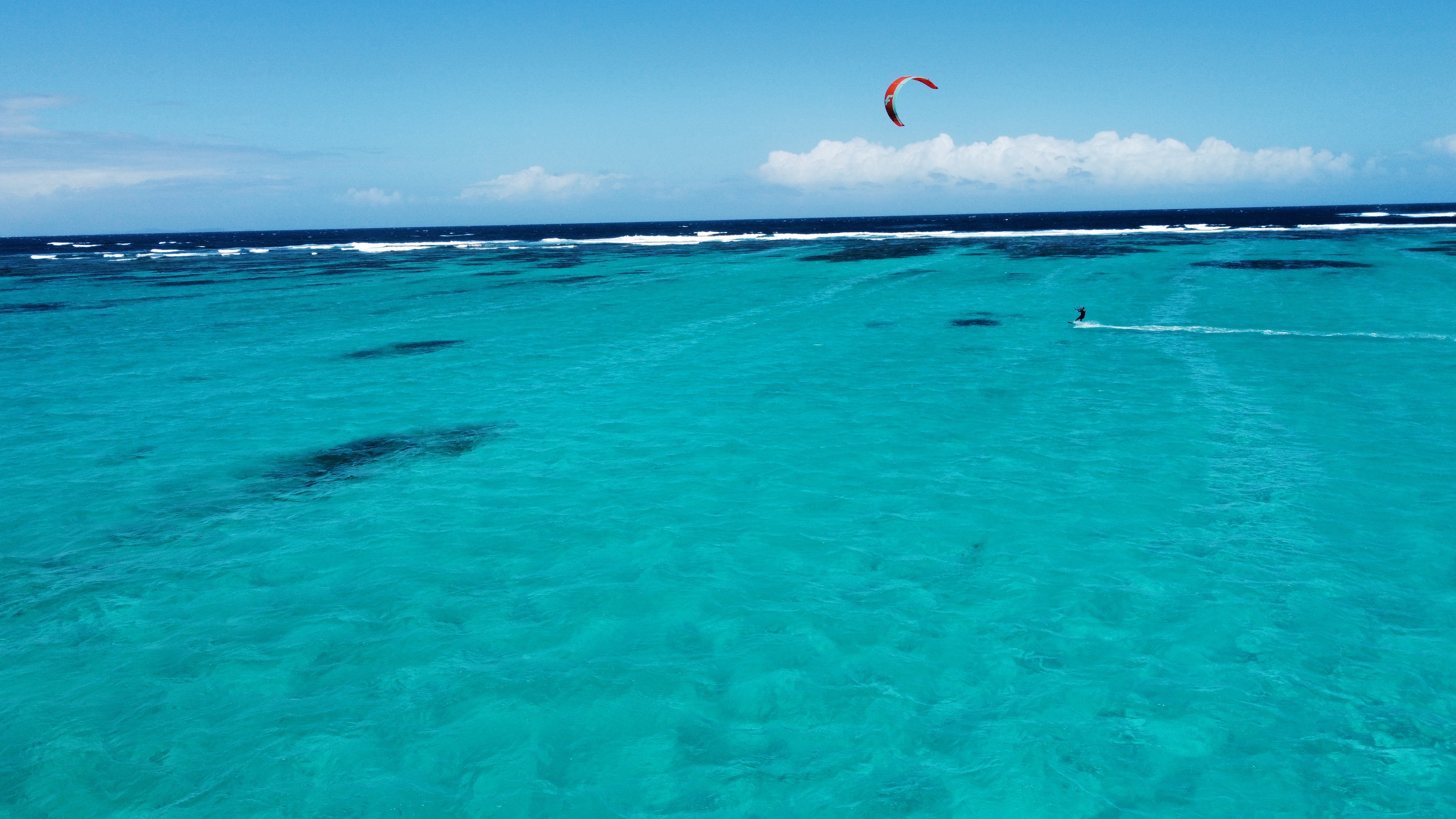 Kite lesson on water